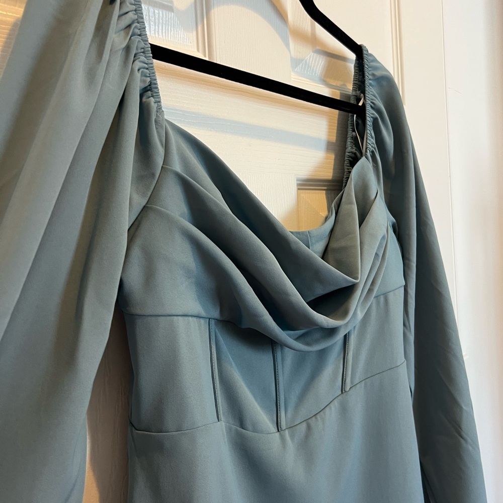 NWT Princess Polly Lillie Long Sleeve Mini Dress - Picture 4 of 14